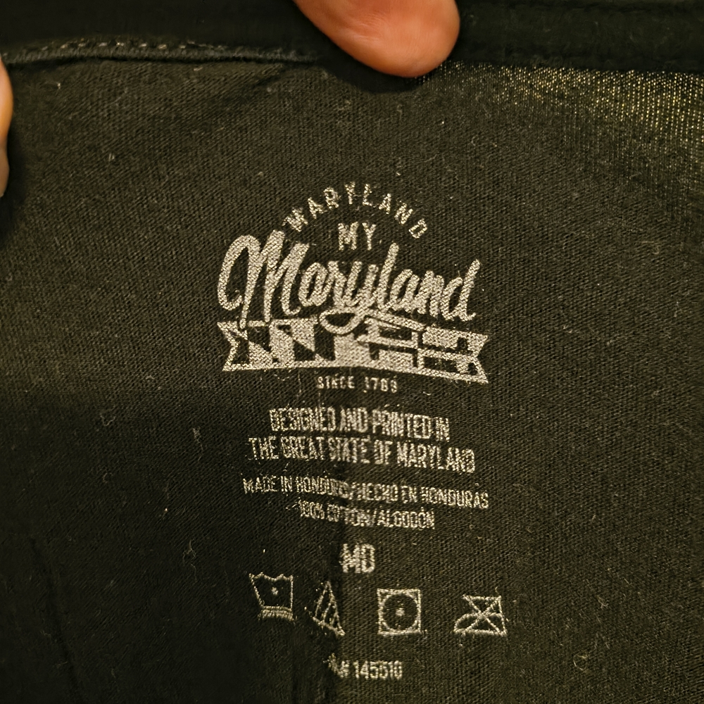 Black Old Bay Graphic T-Shirt - Picture 2 of 2